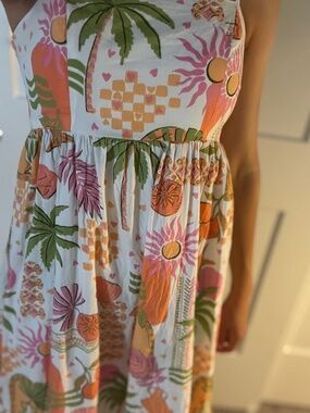 Japna patterned beach dress